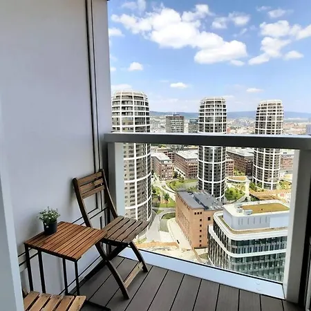 View From 27th Floor, Free Parking, Keyless * Bratislava